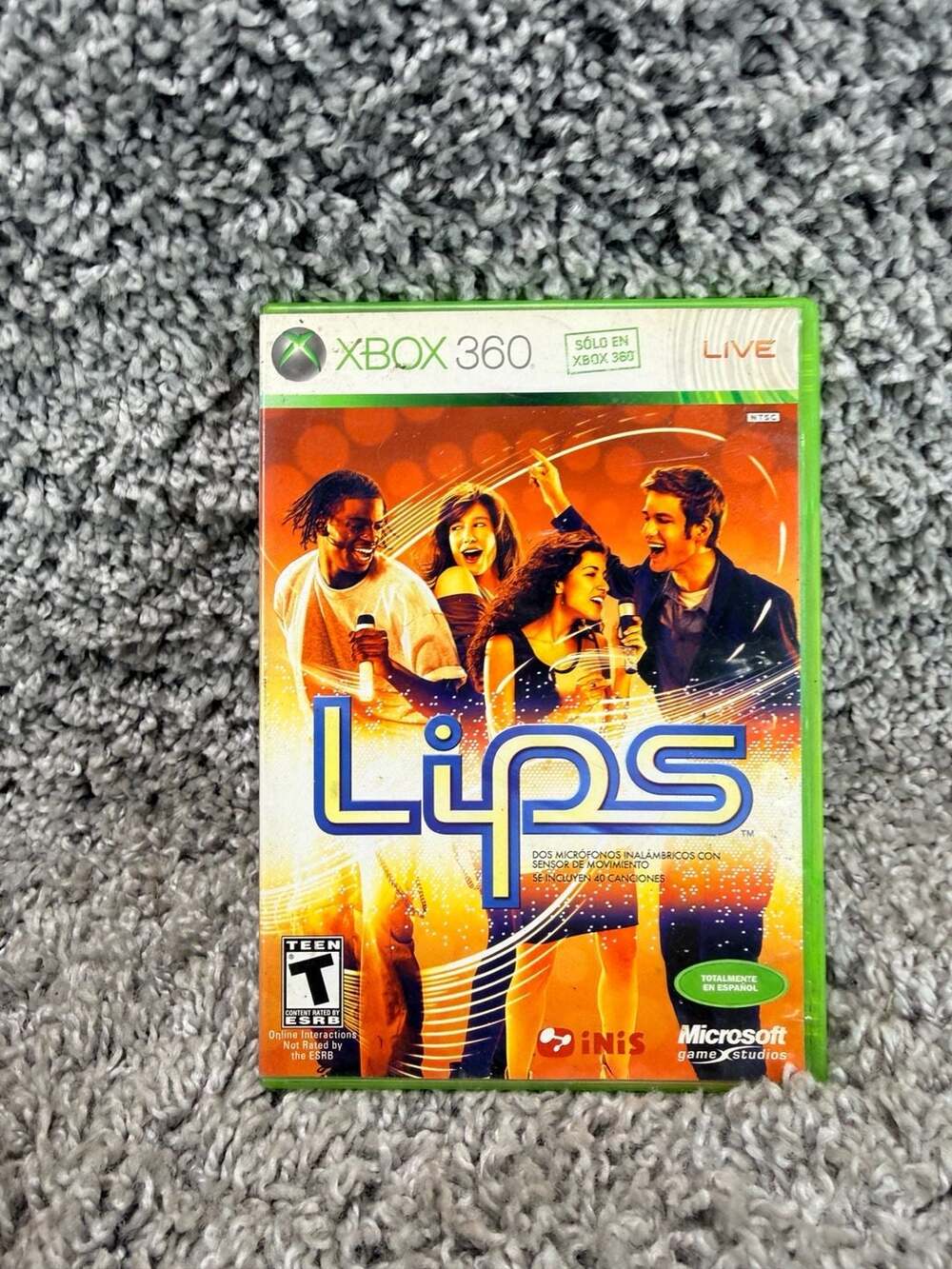 Lips - Xbox 360 (Spanish Version) Complete with Manual